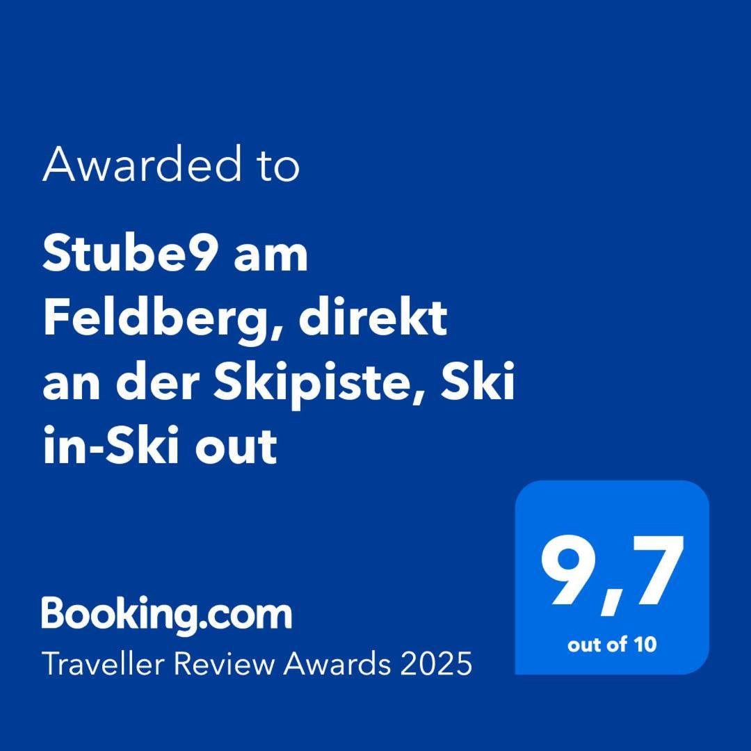 Stube9 Am Feldberg, Direkt An Der Skipiste, Ski In-Ski Out Фелдберг Екстериор снимка